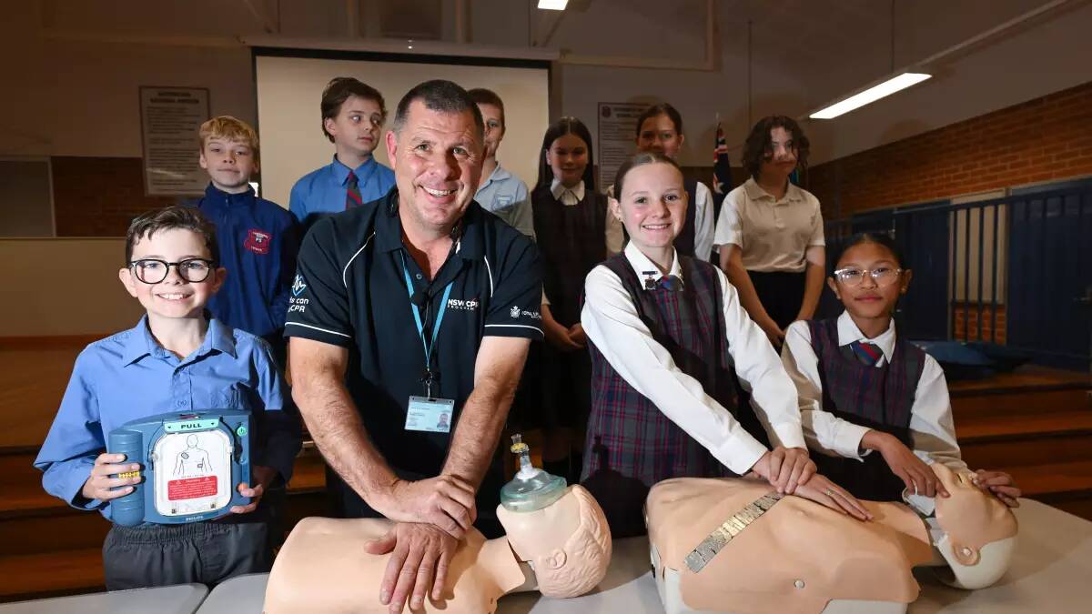 Cameron McFarlane says early education and intervention around CPR in education could be the key to bridging the gap in regional communities. File picture Gareth Gardner