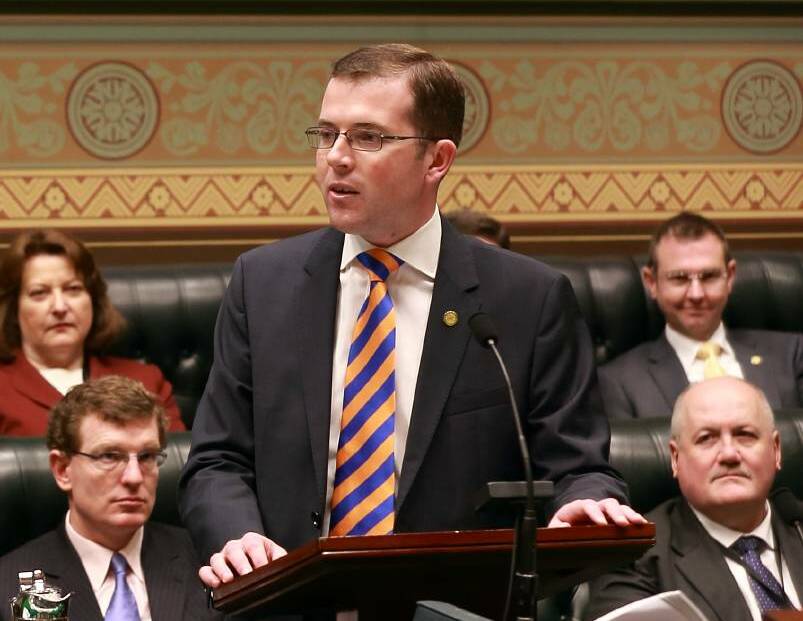 Undeterred: Northern Tablelands MP Adam Marshall said he would not backdown after receiving threatening letters. 