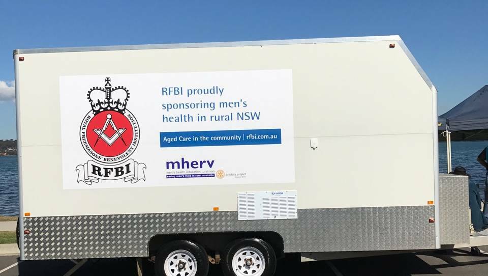 MOREE BOUND: The Men's Health Education Rural Van will be in Moree this Friday and Saturday offering free health checks for local men.