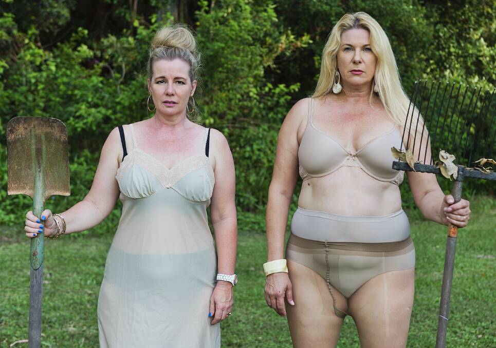 Ellen Briggs and Mandy Nolan aren't afraid to bare it all for a laugh. 