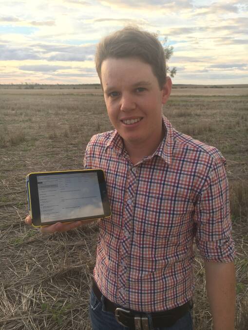 CroppaCo founder Matthew Higham developed farmSimple, an app for farmers to easily track jobs, while working on a farm in Croppa Creek.