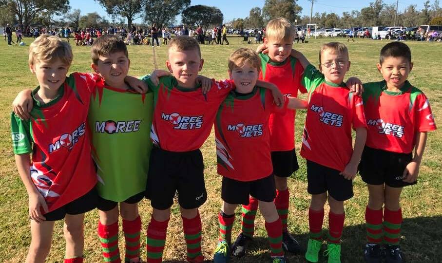 Moree Jets, the nine years team, will be competing in Moree's annual junior soccer carnival next Sunday.