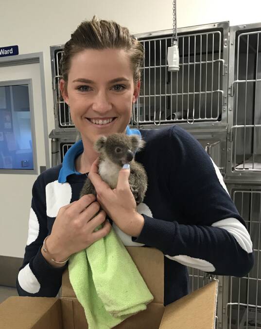 Emma Botfield loves her job at Moree Veterinary Hospital.