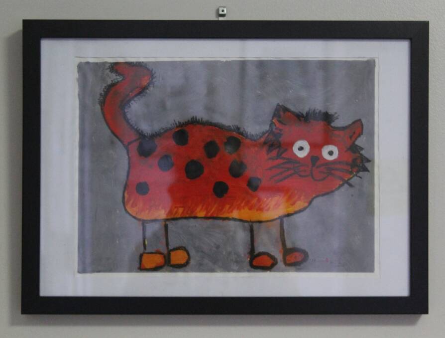 IN DEMAND: 'Cat Marmalade' by Eric Binge proved to be the most popular artwork at the exhibition, with five people wanting to buy it.