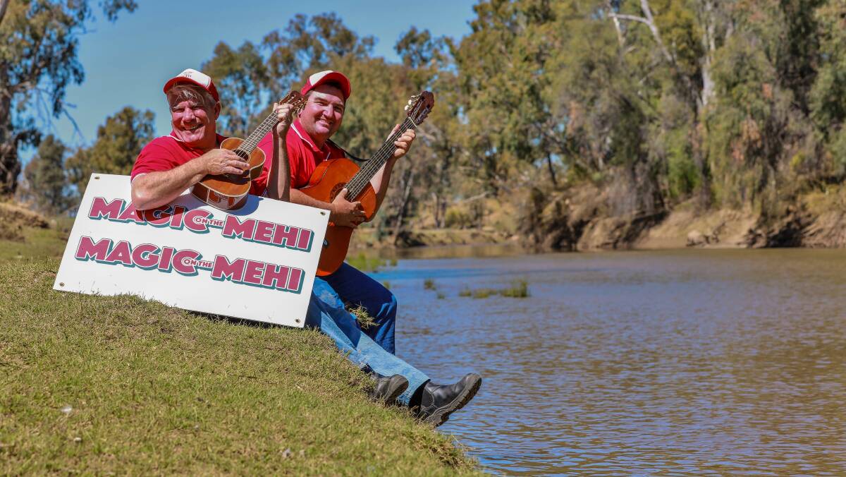 TOP SPOT: Organisers Murray Hartin and Mitchell Johnstone encourage everyone to join them on the Mehi this weekend. Photo: Melanie Jenson