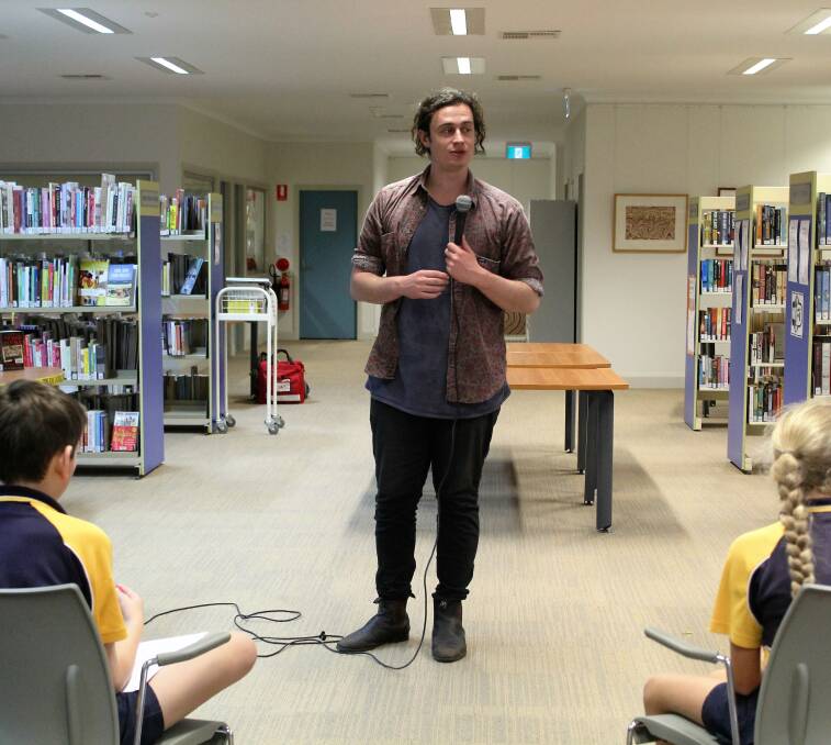 Last year's Australian Poetry Slam winner, Philip Wilcox, hosted the heat and workshop in Moree.
