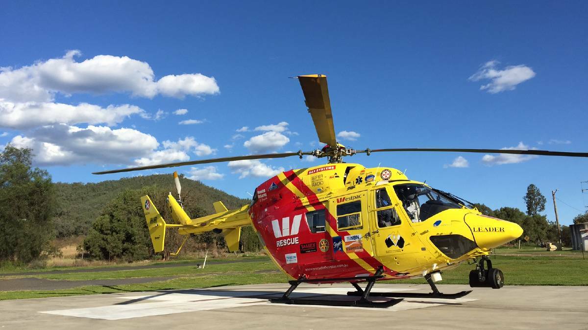 Overnight Westpac Rescue Helicopter has flown a retrieval team to Moree Hospital to transport a teenager with internal and pelvic injuries and a fractured leg to John Hunter Hospital.