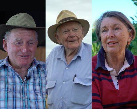 HUMBLE LEGENDS: Bellata's Brian Nairn, Crooble's Don Quast and Moree's Penny Boydell are the top three finalists in the Local Legends competition.
