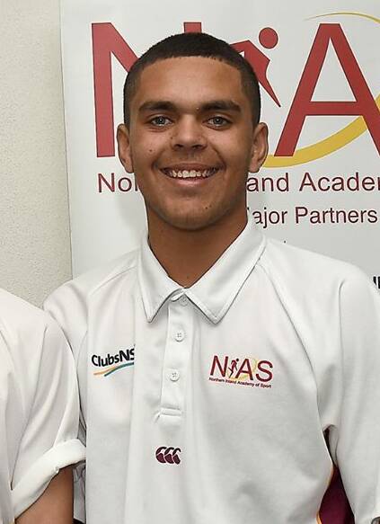 Rhys Smith, who was awarded the 2016 NIAS AFL Most Improved award.