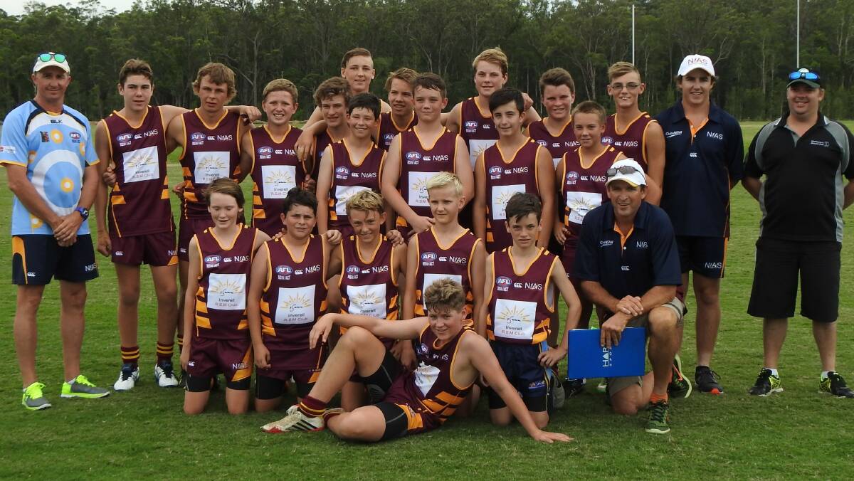 Daniel Brown and Brayden Macey were part of the Northern Stars team, made up of players from NIAS and Northern Rivers.