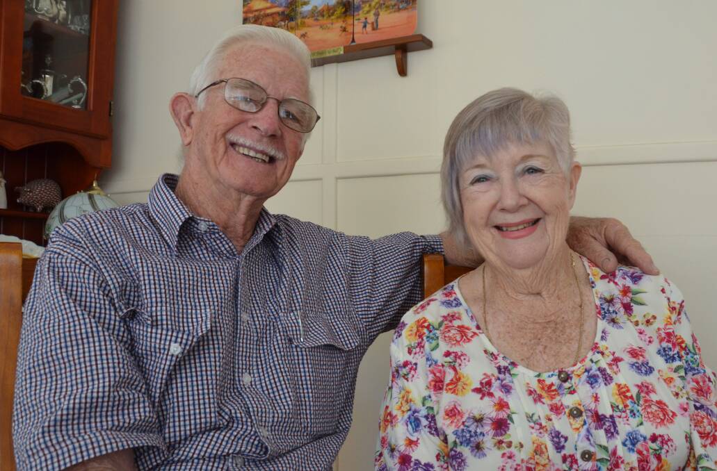 IN LOVE: Phil and Jan Davies celebrated a 60-year milestone last week.