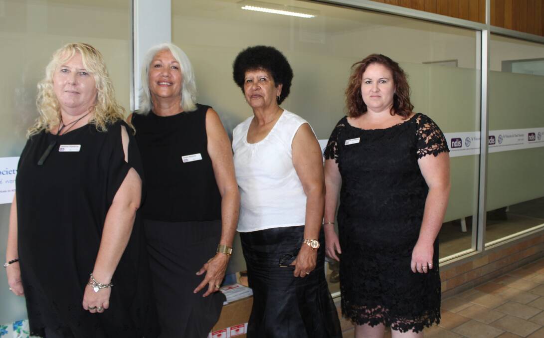Here to help: Local area coordinators Jo Hawkins, Dawn Blanch, Denise Webb and Angela Gallagher have already assisted almost 100 people in Moree transition into the NDIS.