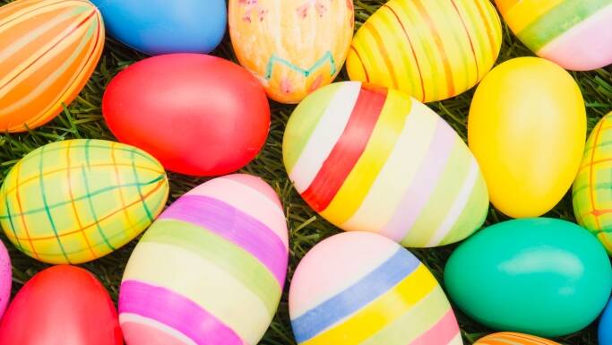 Creative: Bright colours represent all things Easter.