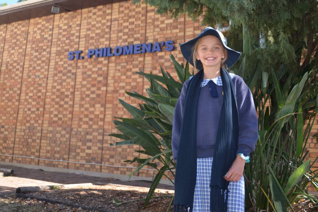 Off to nationals: Eleven-year-old Xanthe Cogan is preparing to head to Hobart to represent New South Wales in cross country.