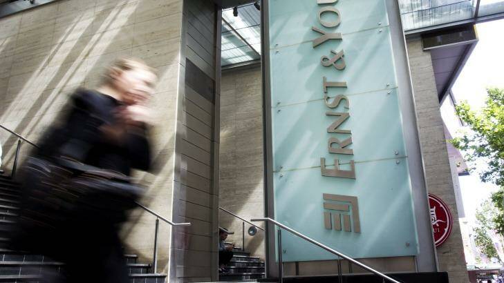 Ernst & Young has earned more than any other consulting firm under the Coalition. Photo: Ryan Stuart