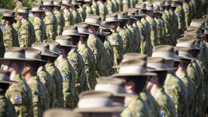 The Abbott government's approach to defence pay could lead to recruitment problems. Photo: Glenn Hunt