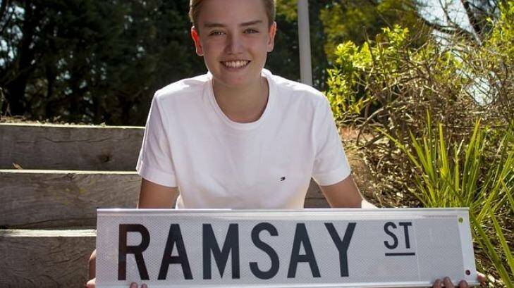 Xander McGuire will star as Steph Scully's son on <i>Neighbours</i> in his first on-screen role. Photo: Channel 10