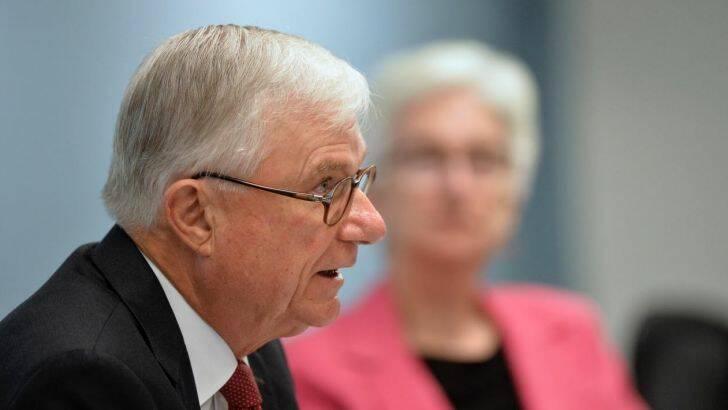 (SUPPLIED IMAGE) Justice Peter McClellan AM , Chair of the Royal Commission into Institutional Responses to Child Sexual Abuse addresses the public hearing into the nature,cause and impact of sexual abuse (Case Study 57) in Sydney, Monday, 27 March, 2017.
Today marks the final public hearing case study which began in September 2013.
Photograph by Jeremy Piper/ Supplied
 Please note that this will be the final Public Hearing from the Royal Commission.
(SUPPLIED IMAGE) Justice Peter McClellan AM , Chair of the Royal Commission into Institutional Responses to Child Sexual Abuse addresses the public hearing into the nature,cause and impact of sexual abuse (Case Study 57) in Sydney, Monday, 27 March, 2017. Today marks the final public hearing case study which first began in Sydney, September 2013.Photograph by Jeremy Piper/ Supplied Photo: Jeremy Piper