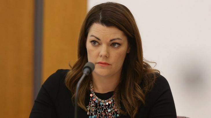 Senator Sarah Hanson-Young: unhappy about losing immigration portfolio. Photo: Andrew Meares
