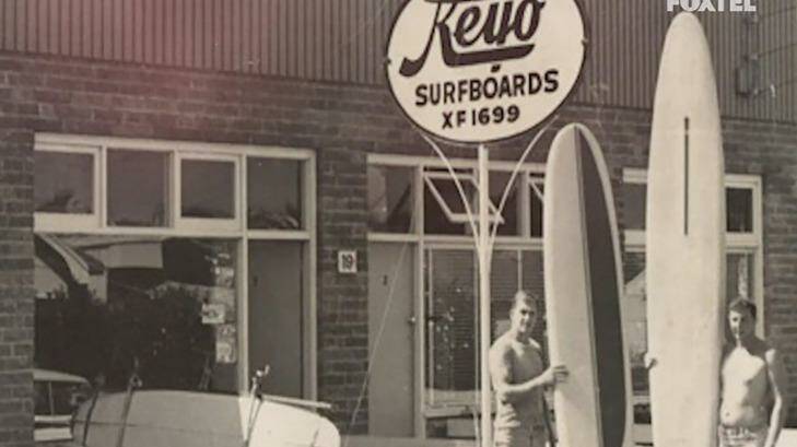 Denny Keogh made boards under the name Keyo because it sounded Hawaiian. Photo: FOXTEL