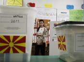 Voters in North Macedonia are voting in a double election - parliamentary and presidential. (AP PHOTO)