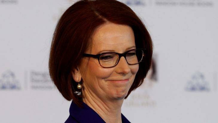 Julia Gillard: Her humour was part of the reserve of her nature. Photo: Dallas Kilponen
