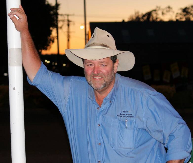 EARLY HOURS: David Mailler called in to set up at Inverell very early in the morning.