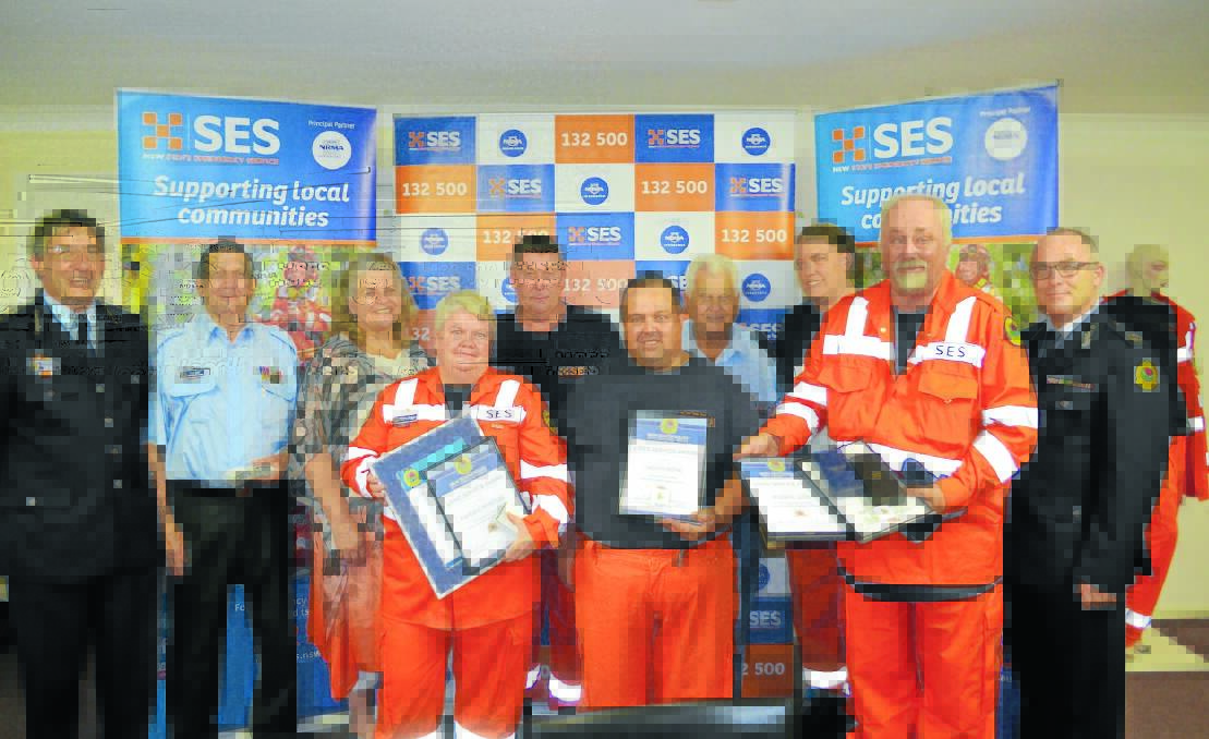 SES personnel awarded for dedicated service 