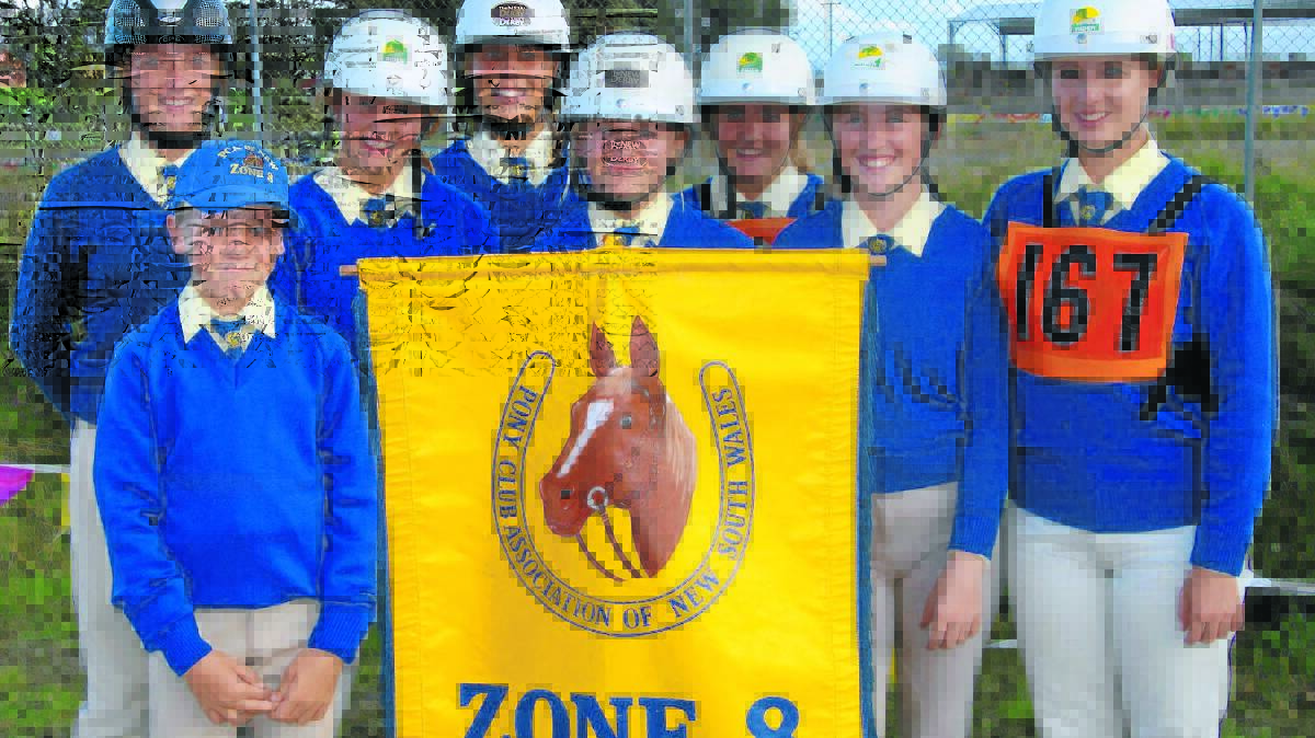 Zone eight pony club competitors at the state sporting and campdrafting championships in Tenterfield at the weekend.