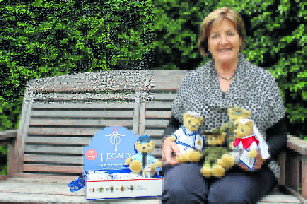 SUPPORT FOR LEGACY: Trish Winter with some of the items that are sold to support Legacy Week.