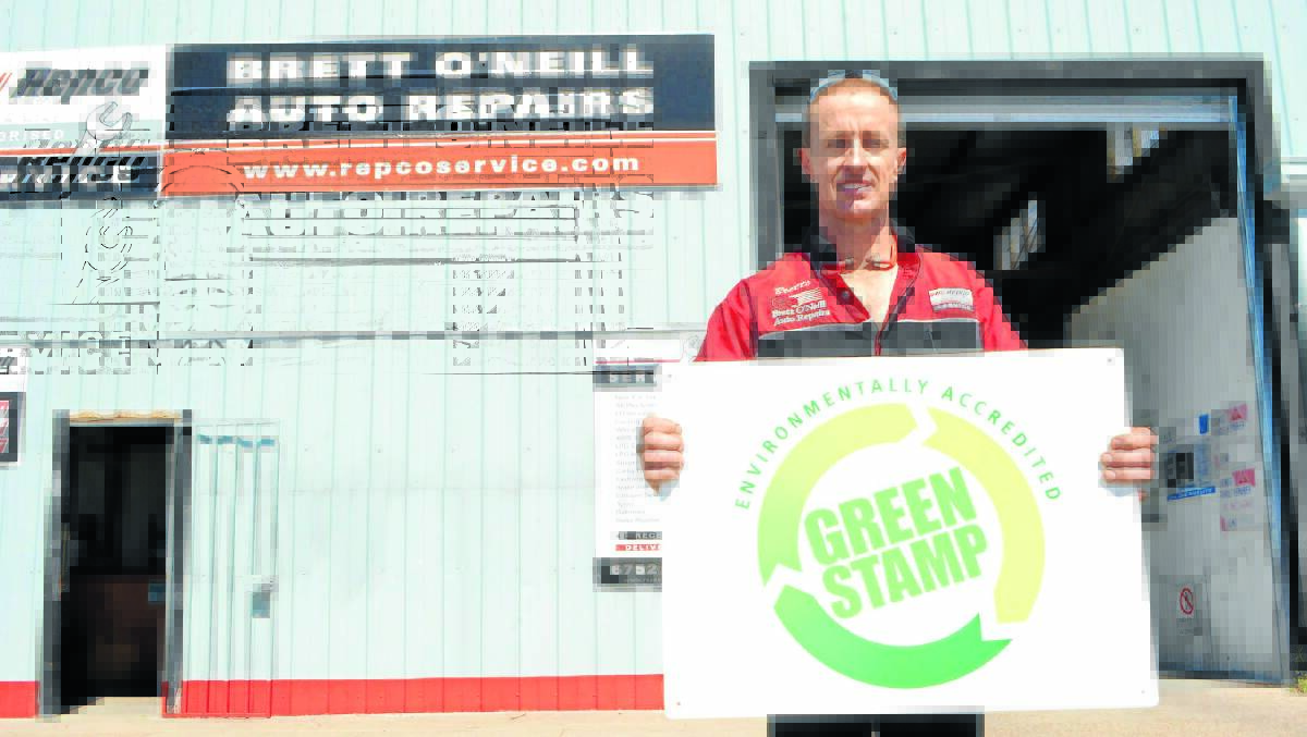 Environmentally friendly Brett O’Neill has been named as a Mechanical Repair Business of the Year finalist.