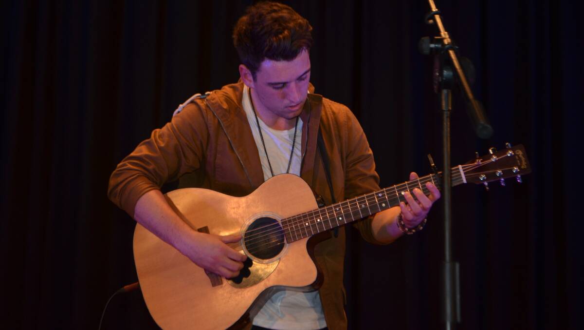 Taylor Henderson performs at the Moree Superstar final on Saturday.