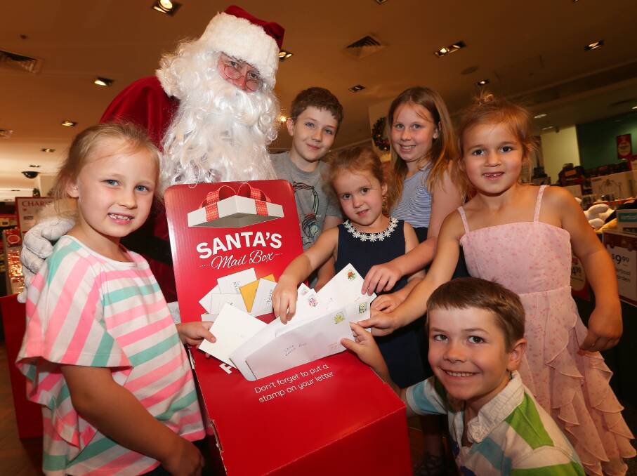 You can send your letters to Santa at your local Australia Post store.