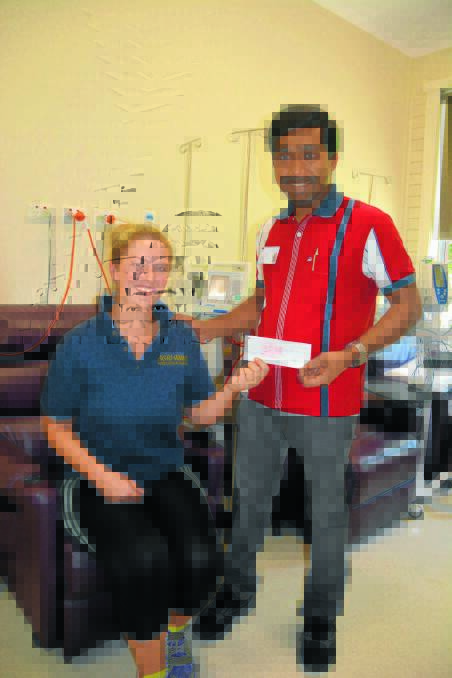 Rugby club supports chemo unit