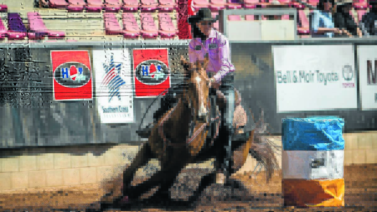 Moree’s Wendy Caban in action. Photo: Stephen Mowbray