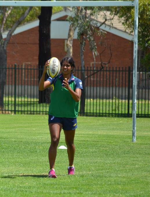 Women's rugby star Taleena Simon.