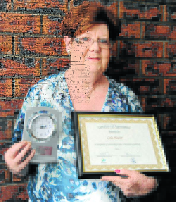 Lola Shearer has been recognised for her volunteer work with the Moree Renal Unit.