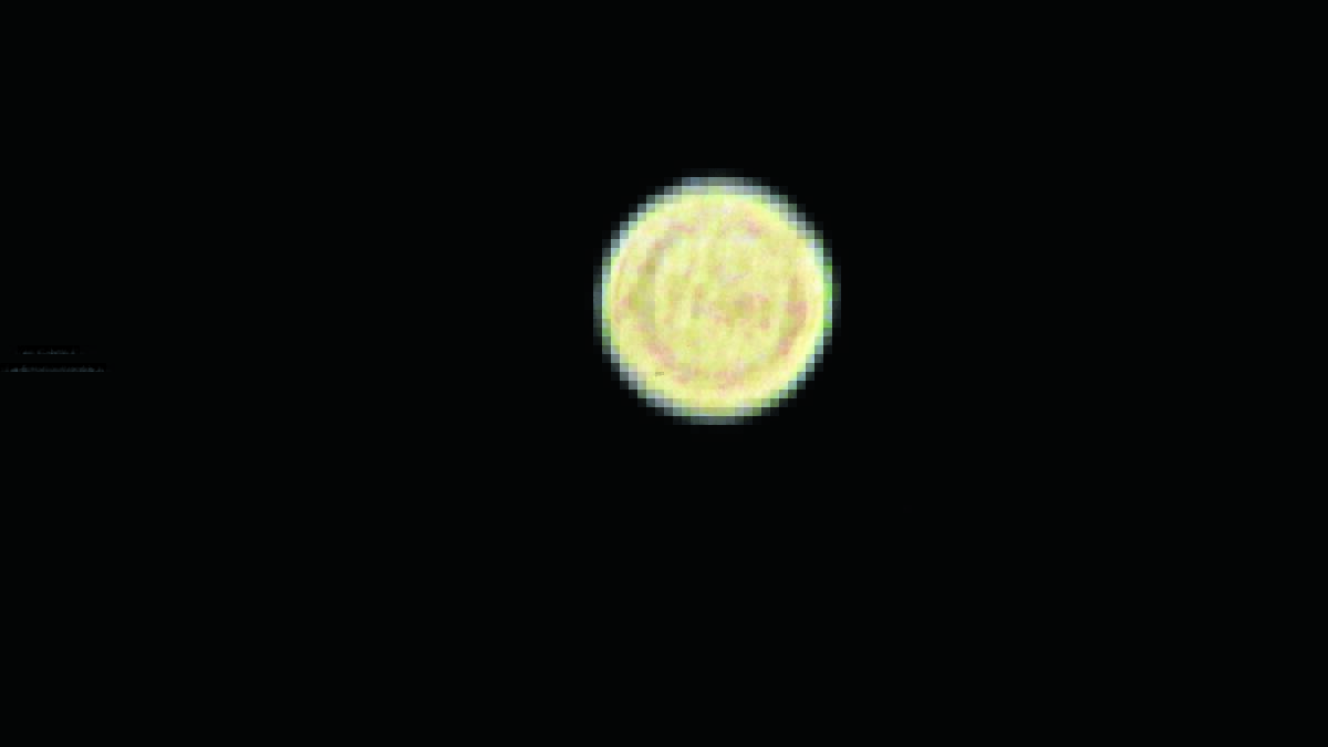 UFO SIGHTING: Garry Binge took this photo last week of a strange object in the sky