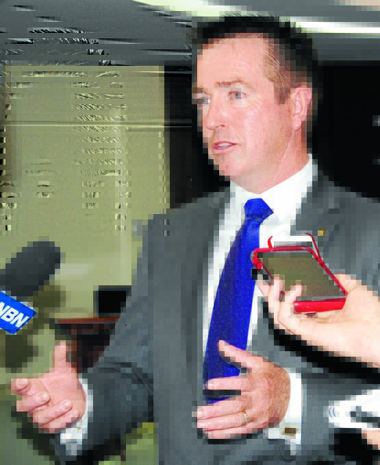 MINISTERIAL VISIT: Local Government Minister Paul Toole. Photo: Jamieson Murphy 271115JMA05