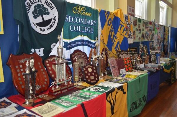 A few of the static displays on show at the Moree Banquet Hall.