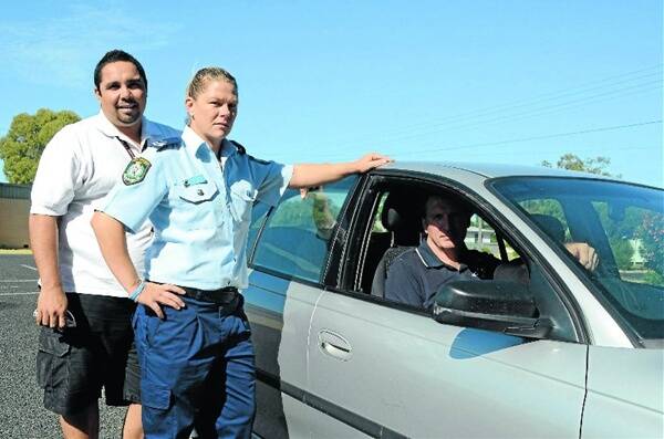 Moree Courthouse Aboriginal client service specialist Linden McGrady, Moree Police youth case worker Snr Cst Megan Mayo and PCYC manager Andrew Ryan are helping traffic offenders get back on track.
