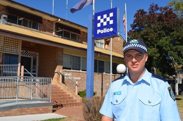 Moree’s newest recruit Probationary Constable Kurt Rosendahl has joined the police force in Barwon LAC.