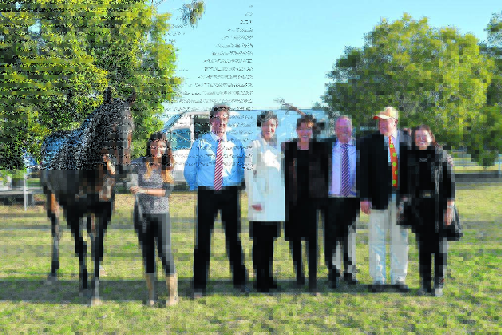    Chart raced home for strapper Courtney Monahan, trainer Campbell Roberts and syndicate owners Jodie Crowe, Vanessa Parkes, Andrew Crowe and Tony and Rebecca Bailey on Saturday.