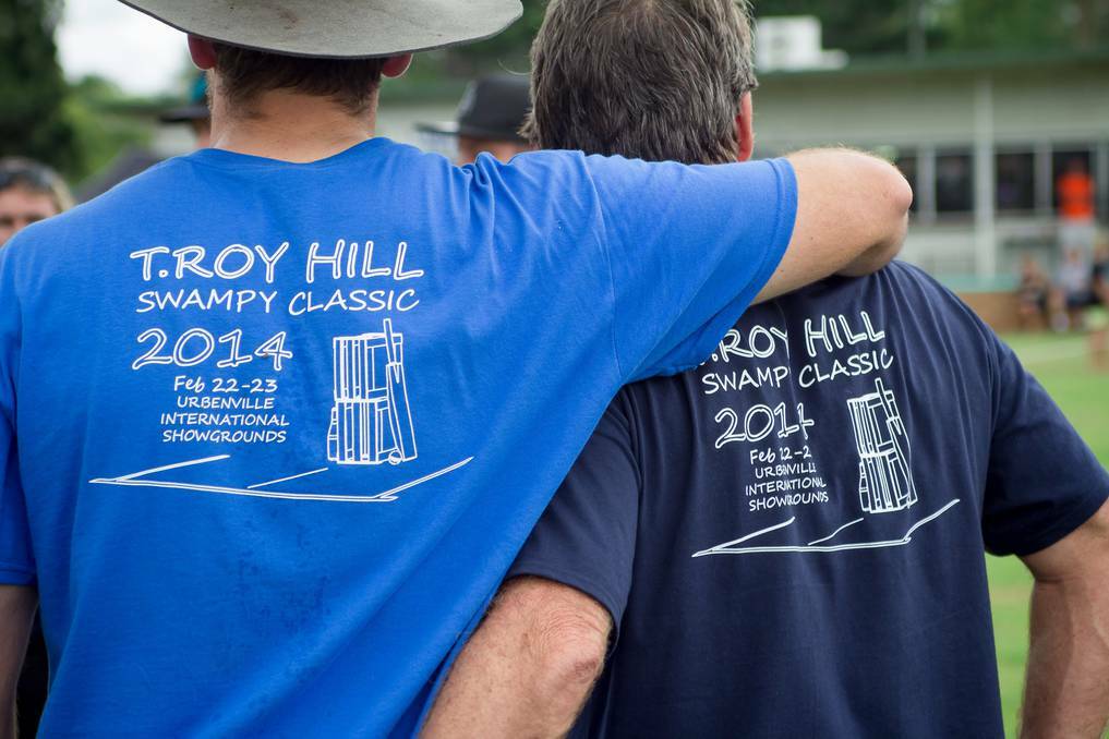 Friends of Troy Hill turned out in droves for a fundraiser to support him and his family. Pic: TENTERFIELD STAR