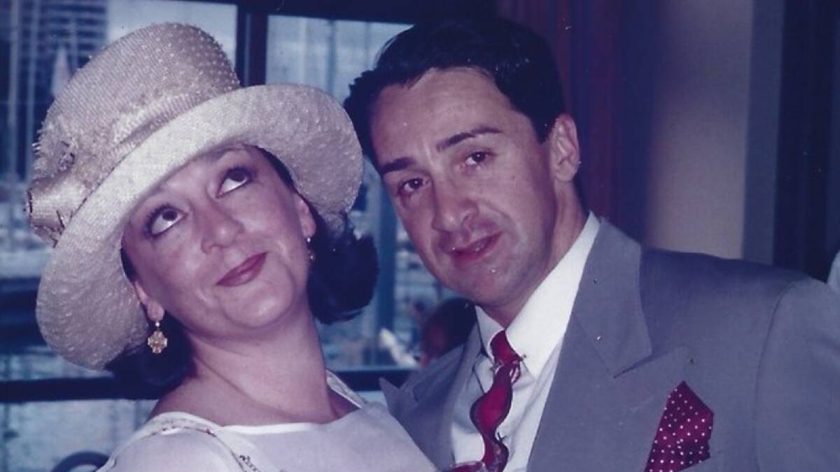 Ignatius Jones and Wendy Harmer in 1994. Picture Wendy Harmer/X