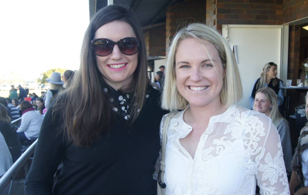 Emily Doolin and  Anna Coles at Ladies' Day