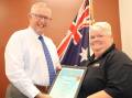 Federal Parkes MP, Mark Coulton, presented three Certificates of Appreciation to Kamala Wheeler to recognise the military service of her father Eric George Johnston, grandfather Hugh Alfred Johnston and great uncle Charles Leonard Johnston. Picture supplied