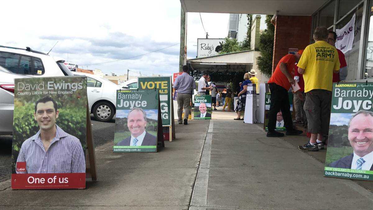 GETTING IN EARLY: Of the electorates 110,000 voters, about 30,000 have already visited a pre-polling booth prior to election day. Photo: Jamieson Murphy