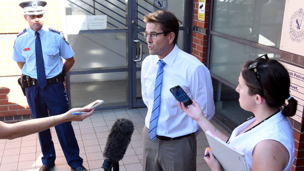 Back the blue: Tamworth MP Kevin Anderson. Photo: File