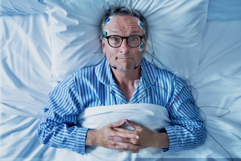 Dr Michael Mosley becomes a patient in the SBS series Australia's Sleep Revolution.